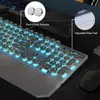 Mechanisches Tastatur Maus Set Weiß, 104 Tasten Red Switch, Produktbild-Vorschau 7