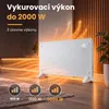 EXTRALINK Glass Panel Heater Sklenený elektrický radiátor Náhľad obrázku produktu 5