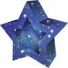 Laternen-Bastelset Twinkle Star 300g/qm 19,3x18,3x8cm blau Produktbild-Vorschau 4