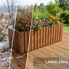 Pflanzkübel Holz massiv TAVO35 116x37x35 cm - Wetterfester Produktbild-Vorschau 8