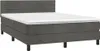 vidaXL Boxspringbett mit Matratze & LED Dunkelgrau 140x200 Produktbild-Vorschau 3