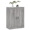 vidaXL Wandschrank Grau Sonoma 69,5x34x90 cm Holzwerkstoff Produktbild-Vorschau 4