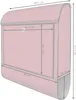 banjado Design Briefkasten Stahl schwarz mit Zeitungsfach Produktbild-Vorschau 2