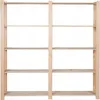 STOLMAK Scaffale in Legno di Pino Massello 170x170x28 cm Anteprima dell’immagine prodotto 4