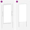 vidaXL Garten Sichtschutz-Leinwand Anthrazit 50 x 140 cm Produktbild-Vorschau 3