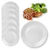 Dinnerteller Geschirrset Set 6 Stück 26,5cm Weiß Flach Produktbild-Vorschau 1