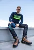 NEO TOOLS Chemise à manches longues pour hommes, col rond, Voir les images du produit 9