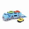 Green Toys autotransporter, blauw, met 3 auto's, duurzaam Productafbeelding-voorbeeld 8