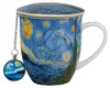 DUO ART GALLERY Becher 400 ml mit Teesieb STARRY NIGHT Produktbild-Vorschau 6