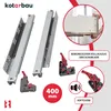 KOTARBAU® 1 Paar (2 St.) 3D Schubladenschienen Bodenmontage Produktbild-Vorschau 4