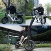 Collage of three images showing men with electric bikes in different outdoor settings. Podgląd zdjęcia produktu