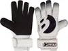 A pair of goalkeeper gloves shown from the front and back. Produktbild-Vorschau