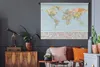 MuchoWow® Wandteppich Wandbehang Weltkarte - Flagge - Produktbild-Vorschau 6