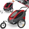 KESSER® Kinderanhänger Fahrradanhänger 360° Drehbar mit Produktbild-Vorschau 1