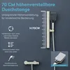 doporro Duschsystem mit Duscharmatur Duschgarnitur mit Produktbild-Vorschau 5