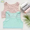 5 Mädchen Bustier Baumwolle Strass & Glitzer Sport BH Produktbild-Vorschau 5