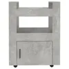 vidaXL Küchenwagen Betongrau 60x45x80 cm Holzwerkstoff Produktbild-Vorschau 5