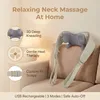 Kabelloses Nackenmassagegerät mit Wärme, mit Knetmassage, Produktbild-Vorschau 4