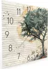 Wanduhr aus Glas mit Motiv Natur Notizblock- 30 x 30 cm - Produktbild-Vorschau 2