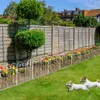 WISFOR 5-dielna sada plotov na posteľ Plug-in Fence Kovový Náhľad obrázku produktu 11
