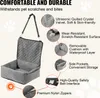 A diagram illustrating the features of a pet car seat. Náhled obrázku produktu