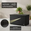 Auflagenbox Venezia 146x83x80 cm rostfrei, belüftet, Deckel Produktbild-Vorschau 6