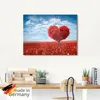 ARTland Glasbild Baum in Form eines Herzens Größe: 30x30 cm Produktbild-Vorschau 5
