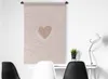 MuchoWow® Wandteppich Wandbehang Sommer - Herz - Rosa Produktbild-Vorschau 4