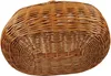 Einkaufskorb aus Weide Groß Oval Braun 55x37x42 cm Produktbild-Vorschau 3