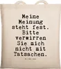 Mr. & Mrs. Panda Schultasche Meine Meinung steht fest.... - Produktbild-Vorschau 1