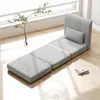 HOMCOM Bodensessel 2-in-1 Klappbar Schlafsofa mit Kordoptik Produktbild-Vorschau 7