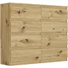 Nowoczesna KOMODA 120cm, SZAFKA, 8 SZUFLAD, R-120-S8 Podgląd zdjęcia produktu 1