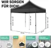 VONROC Pavillon 3x3m wasserdicht stabil - Partyzelt EasyUp Produktbild-Vorschau 4