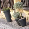Doniczka Donica Ogrodowa 40 Cm Efekt Cegły Okrągła Na Taras Podgląd zdjęcia produktu 6
