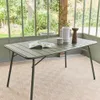 sweeek - Klappbarer Gartentisch aus Stahl für 6 Personen - Produktbild-Vorschau 3