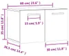 vidaXL Wandschrank Braun Eichen-Optik 60x36,5x35cm Produktbild-Vorschau 8
