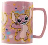 Kubek Disney Stitch Angel z pokrywk w ksztacie misia - Anteprima dell’immagine prodotto 11