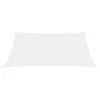 Parasole a Vela Oxford Rettangolare 3x4,5 m Bianco Anteprima dell’immagine prodotto 3