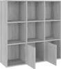 vidaXL Knihovna Grey Sonoma 98x30x98 cm Náhled obrázku produktu 6