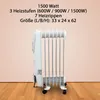 Bituxx Elektrischer Ölradiator 1500 Watt 7 Rippen MS-18805 Produktbild-Vorschau 8