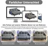 Merax L-Form Schlafsofa mit LED-Beleuchtung, modulares Produktbild-Vorschau 12