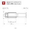 STIER Bündigfräser D12,7 x L25 x S8 mm HM (HW) Produktbild-Vorschau 3