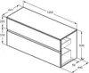 Ideal Standard E3421UP WTUnterschrank Finesse o.Ausschnitt Produktbild-Vorschau 1
