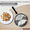 Batterie de cuisine 3 poêles 20/24/28 cm et couvercles, 3 Voir les images du produit 2
