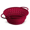 Coolinato faltbares Silikon-Sieb 24 cm rot Produktbild-Vorschau 1