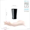 PLATINUX Schwarze Shotgläser aus Glas Set 6 Teilig Pinnchen Produktbild-Vorschau 6