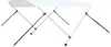 vidaXL 2-Bow Bimini Top Bianco 150x120x110 cm Anteprima dell’immagine prodotto 1