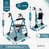 Mobiclinic, Rollator, Escorial, , Rollator faltbar und Produktbild-Vorschau 3