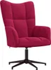 vidaXL Fotel Relax aksamitny w kolorze czerwonego wina Podgląd zdjęcia produktu 1