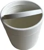 Tischmülleimer, Kosmetikeimer mit Schwingdeckel, weiß Produktbild-Vorschau 2